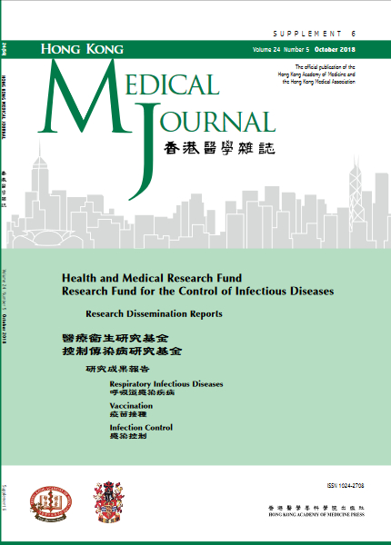 HKMJ cover:Vol.24_No.5_Supple6_Oct2018