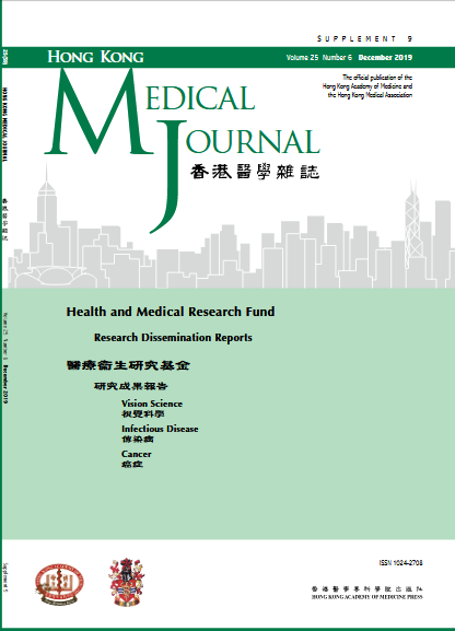 HKMJ cover:Vol25_No6_Supple9_Dec2019